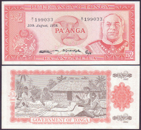 1979 Tonga 2 Pa'anga (Unc) L001949